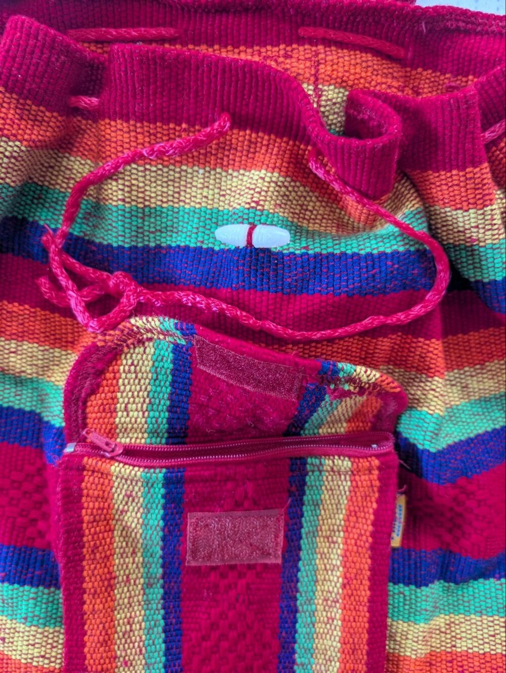 Mexican Drawstring Backpack - Picture 3 of 4